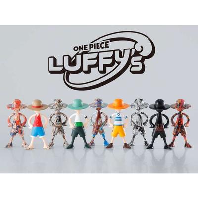 Figurines One Piece - Box of 10 Luffy Figures - Archive of Adventure [Vol.1] - Tamashii Nations Box