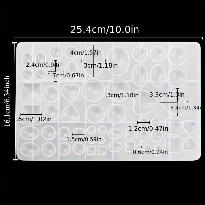 1pc Time Gem Silicone Mold For Jewelry Earring Pendant Making Tool UV Epoxy Resin Jewelry Pendant Casting Silicone Molds Craft