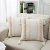 Bedroom Decorative Boho Woven Tufted Tassel Throw Pillow Cushion Cover Pillow Shell Pillowcase