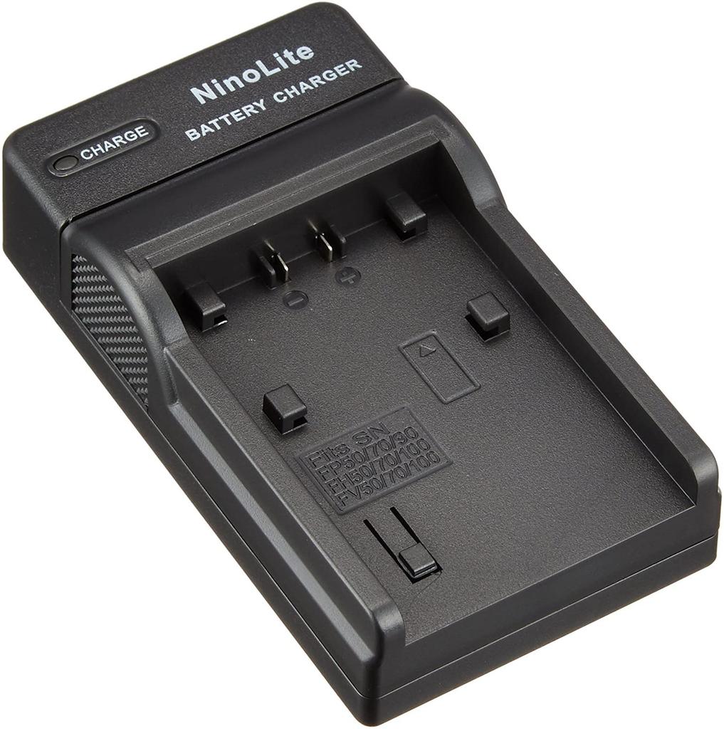 NinoLite USB-lader for NP-FV100A, NP-FV100, NP-FV70, NP-FV50, osv.