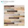 CoCud Dollhouse Floor, 3.94" Square, PU Self-Adhesive Miniature Dollhouse Wood Grain Floor with Peel-Off Stickers (Red) - (Use: Dollhouse Decoration)