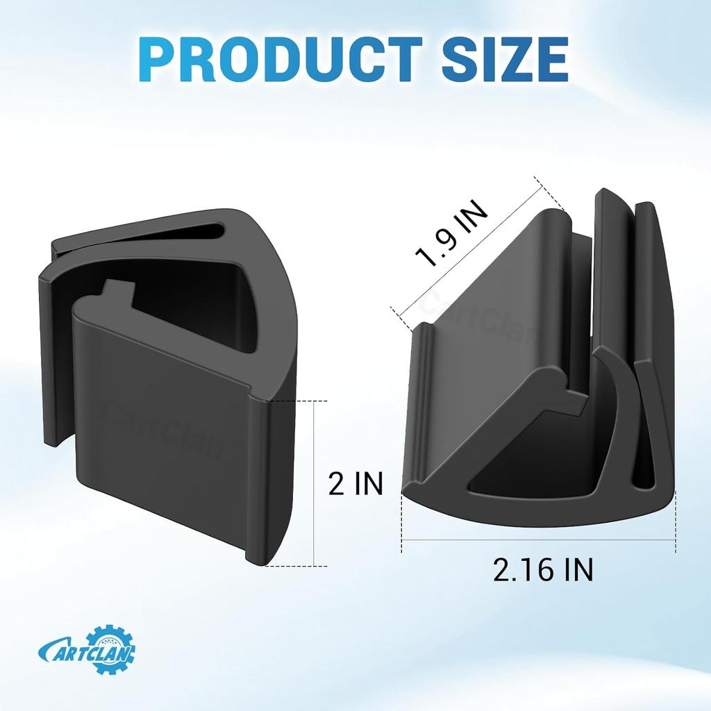 Golf Cart Windshield Retaining Clips, Upper Windshield Clips Suitable For Club Car, Yamaha, EZGO, Replace OEM#: 102005801, Set Of 2