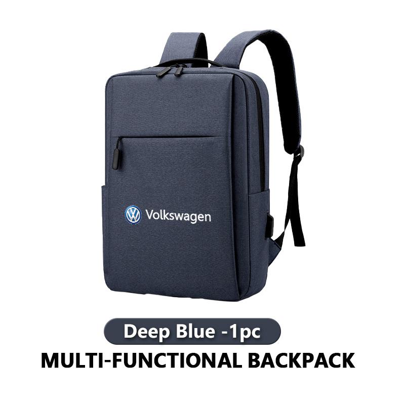 For Volkswagen VW Travel Business Laptop Shoulder Bag School Student Backpack Passat Golf 4 5 6 Tiguan Polo Scirocco Jetta CCFX3