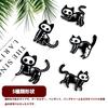 5WYOUKE Silicone Cat Resin Mold with 5 Cute Cat Resin Handmade UV Silicone Resin Earrings [Skull Cat] Mold, Holes, Types, Mold, Parts, Accessories,