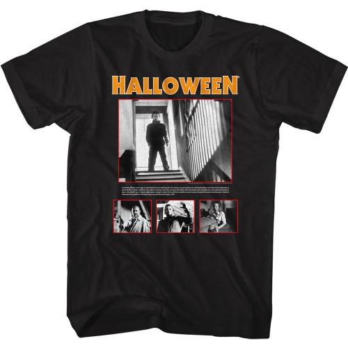 Halloween Pics and Quote Black Adult T-Shirt Unisex T-Shirt S