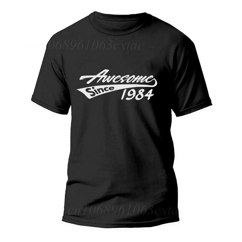 Vintage T Shirt Men Short Sleeve Streetwear O-Neck T-Shirt Tops Clothing 40th Birthday Gift Level 40 Unlocked Gamer Summer Tees