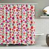 Floral Printed Shower Curtains Waterproof Bathroom Decor For Home Decoration Wall Art Modern Design
