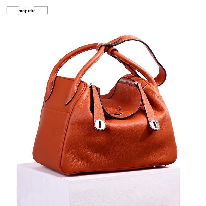 Lindy Genuine Leather Pillow Shoulder Handbag for Women