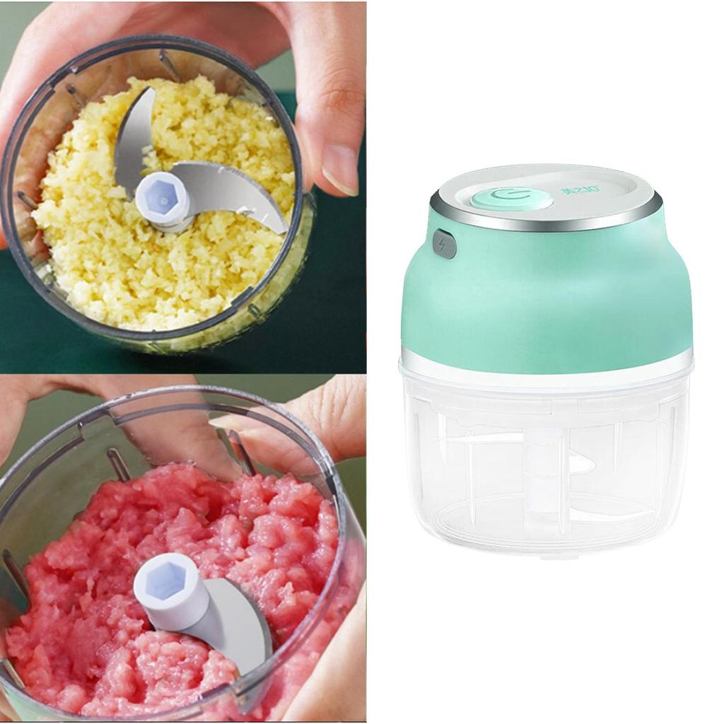 Electric Garlic Chopper Processor USB Charge - 150ml
