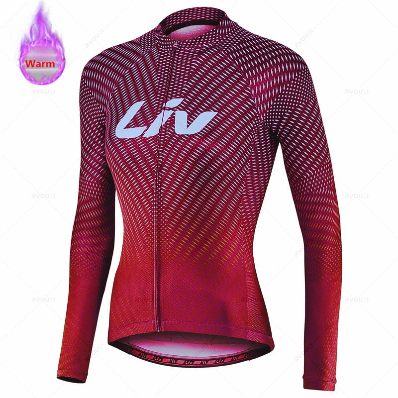 2026Women Winter Bicicleta Set Outdoor Thermal Fleece Cycling Clothing Road Bike Shirt MTB Jersey Bicycle Uniform Roupa Ciclismo