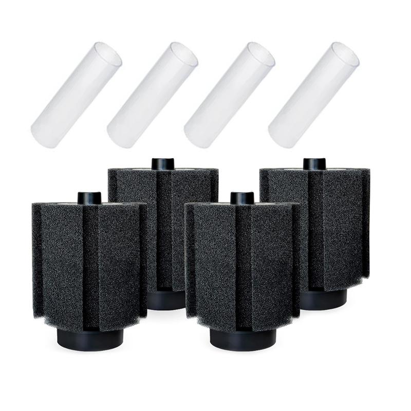 Aquarium Bio Sponge Filter Efficient Filtration System with Airs Pump for Freshwater Shrimp Tanks, Multiple Sizes