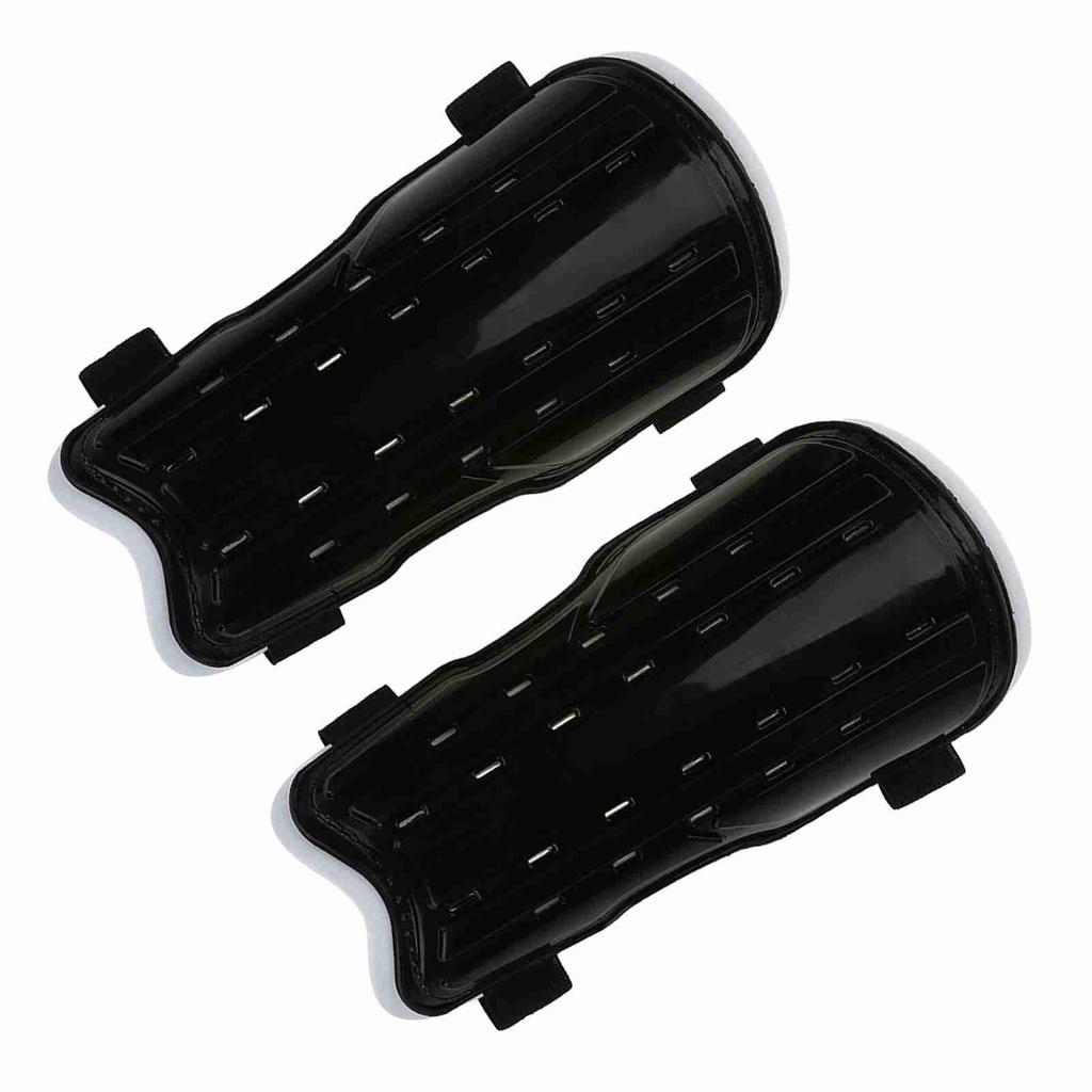 1Pair Soccer Football Breathable Leg Shin Protective Guards Pad Board for Adults (Black)