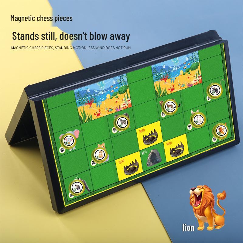 Magnetic Foldable Aeroplane Chess Game for Kids - Educational Parent-Child Toy