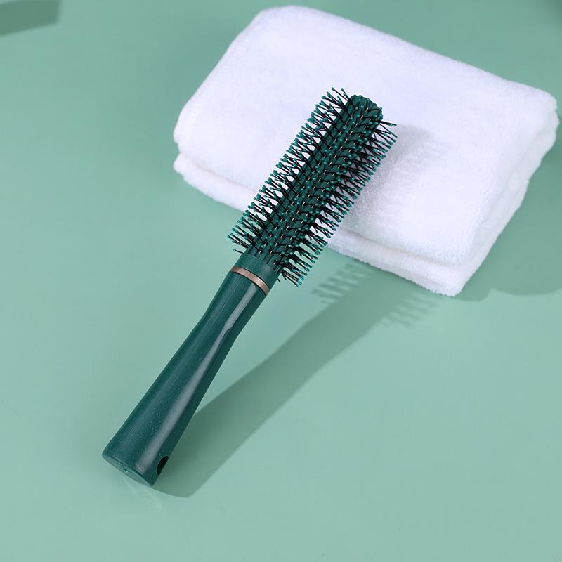 Antistatický kulatý kartáč na vlasy s vzduchovým polštářkem pro muže a ženy - Módní masážní hřeben pro styling a objem