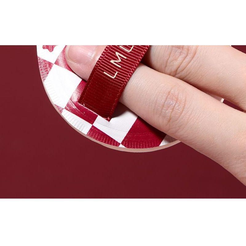 Jesireca - Set of 2: Checker Powder Puff with Case