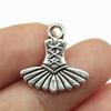 20pcs Charms Dance Antique Silver Color Dance Skirt Charms Jewelry Findings DIY Ballet Dance Charms Wholesale