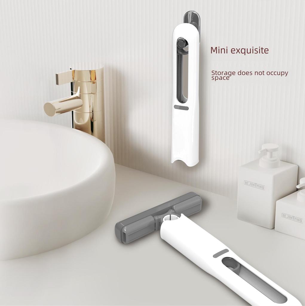 Foldable Hand-Held Mini Mop for Car and Coffee Table Cleaning