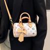 Wholesale Fashion Personality Printed Portable Pillow Bag Women's Casual Versatile Temperament Commuter Boston Bag
