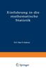 Kniha Einfuhrung In Die Mathematische Statistik