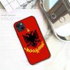 RUICHI Albania Flag Phone Case For iPhone 11 12 Mini 13 Pro XS Max X 8 7 6s Plus 5 SE XR Shell