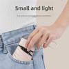 6-Rib Mini Folding Umbrella: Black Glue Sunblock Parasol for Women