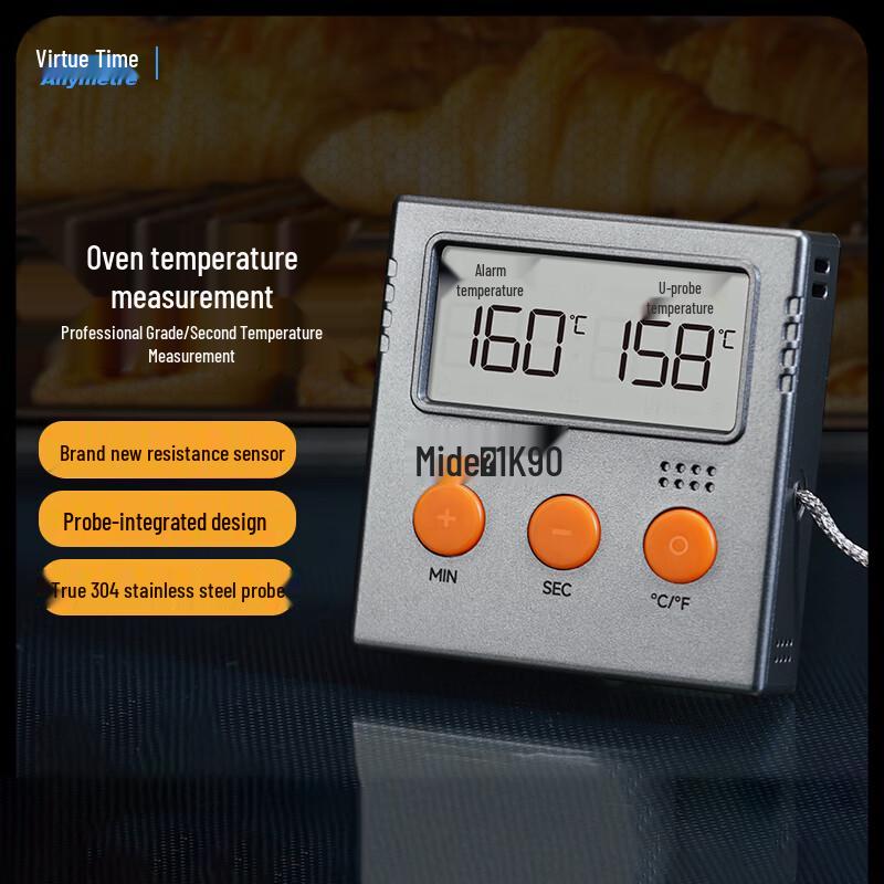 Цифровой термометр для духовки с зондом Medeshi K90