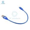 30cm USB 2.0 Male To Type C Male USB Cable Foil Braided Shielding Data Transfer Cable Adapter Cord