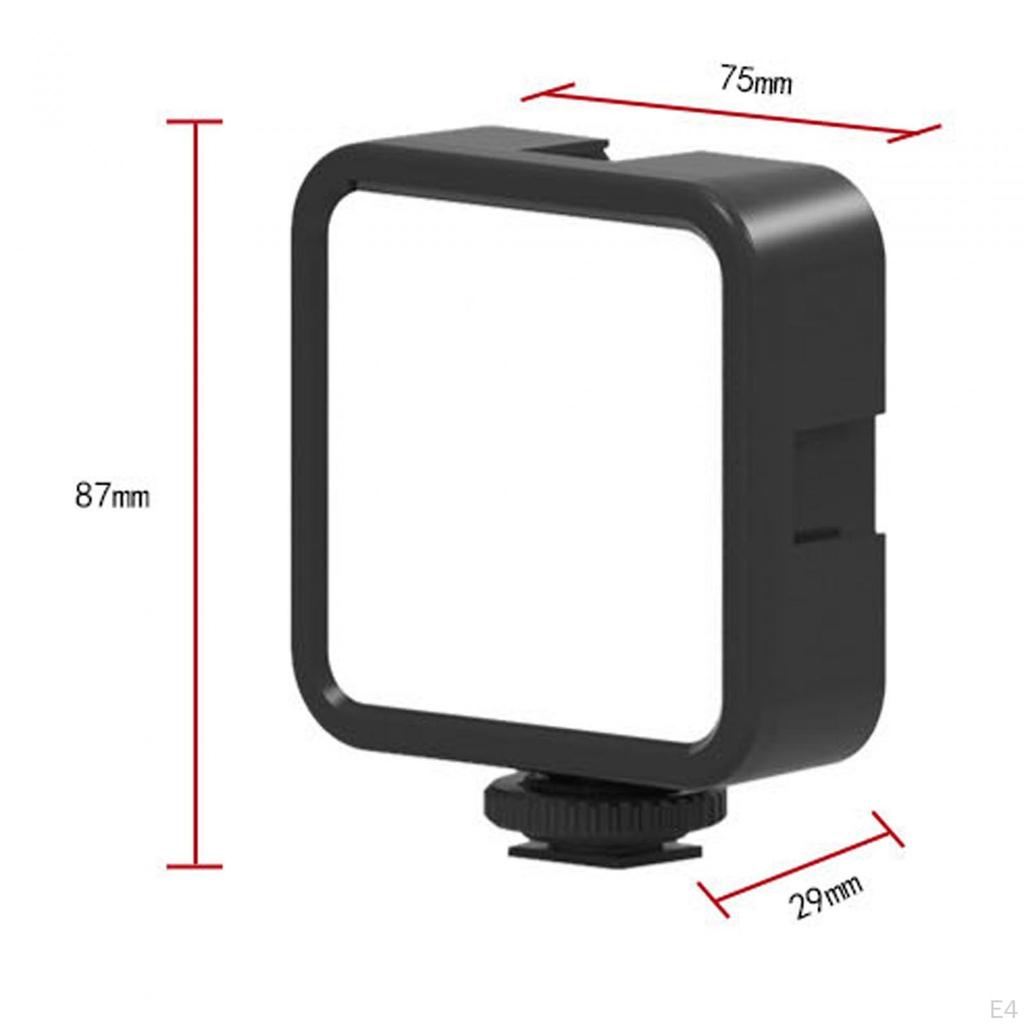 LED Video Fill Light Camera Dimmable Mini Portable Panel Lights Rechargeable Selfie for