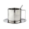 Stainless Steel Coffee Cup Set Double Wall Espresso Cup Portable Tea Cup  Office