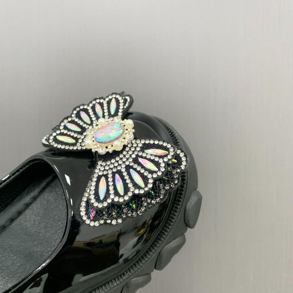2025 New Girls' Leather Shoes Dancing School French Soft Sole Princess Shoes Spring and Autumn Children's British Style Small Leather Shoes