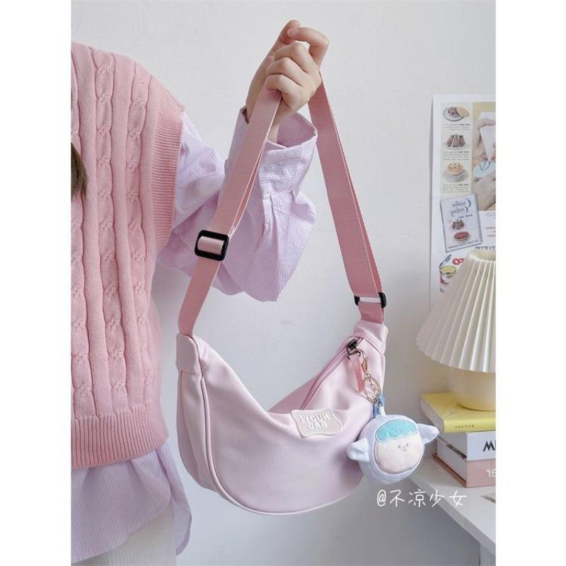 Macaron simple mobile phone small bag women's small fresh niche dumpling bag girl messenger bag