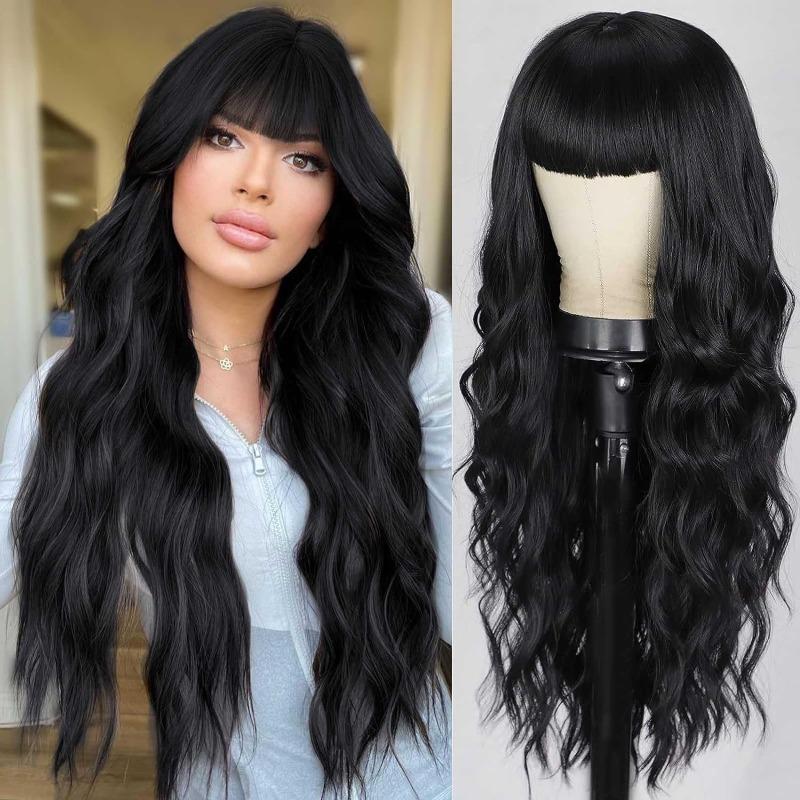 Euramerican Fashion Woman Simulated Hair Daily Wear Curl Wig Christmas Ball Festival Party Dress Up Full Wigs