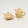 Mini Copper Teapot with Brass Handle - Luck-Bringing Ornament and Incense Holder
