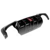 MagicKit for BMW 5 Series F10 M Sport Bumper 10-16 Carbon Look Rear Diffuser with LED Light