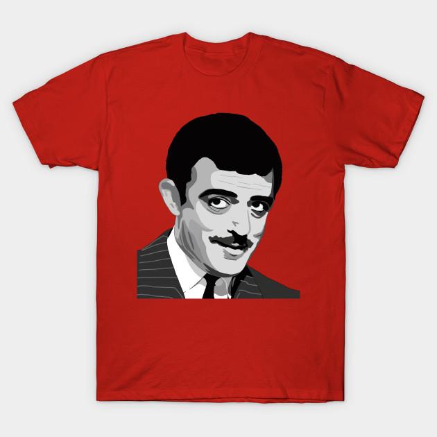 

Men Black Print T-shirt Gomez No-Cut Transfer Paper Print Cotton Tshirt L