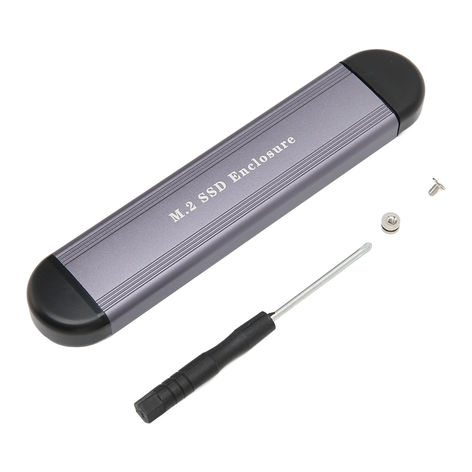 

M.2 NVME NGFF SSD Enclosure Type C USB3.0 Dual Head Transmission SSD Enclosure Adapter for Tablet