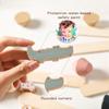 Kid Montessori Toy Baby Wooden Animal Stacking Toys Balance Blocks Board Game Educational Balance Stacking Blocks Toy Baby Gifts