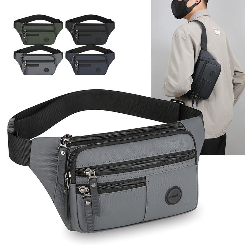 Fashion Men Waist Packs Panny Bag Multi Purpose Men's Chest Bag Shoulder Bags Stylish Leisure Men Bag Crossbody Bags Sac Present