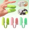 Pet Finger Toothbrush Dog Super Soft Teeth Cleaning Bad Breath Care Nontoxic Silicone Tooth Brush Tool Dog Cat Cleaning Supplies