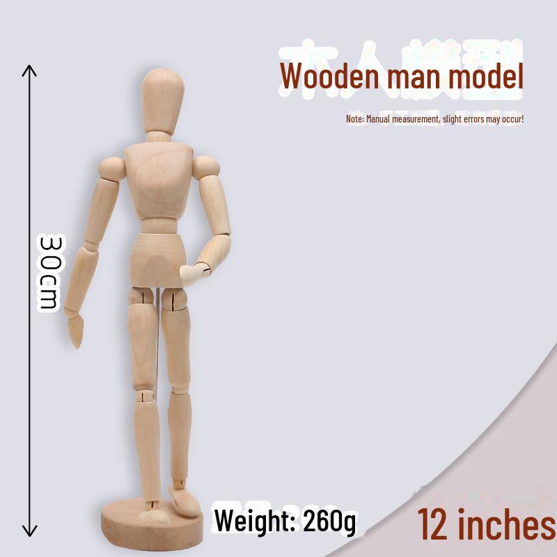 Boyixuan Flexible Wooden Art Model for Sketching and Comics
