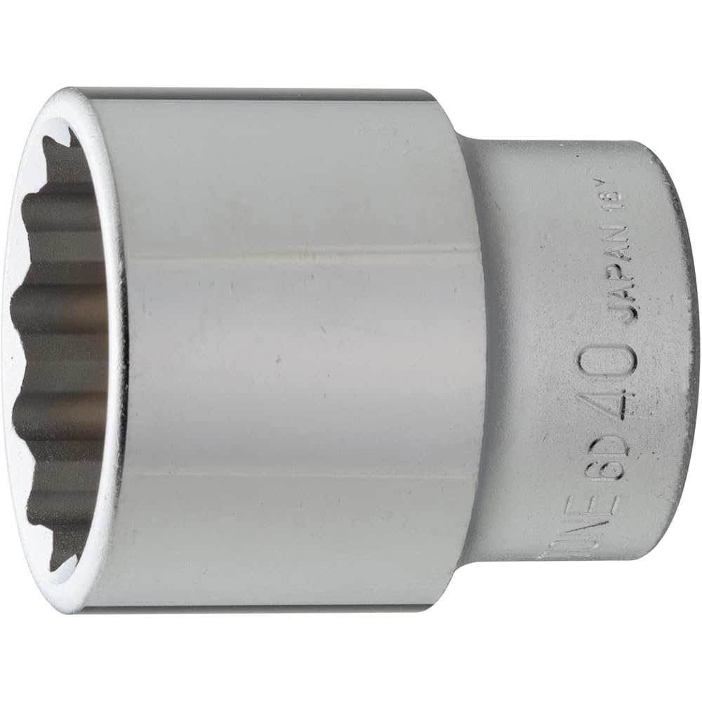 TONE Socket 12-Point 6D-40 Drive 19.0mm (3/4 ) Width 40mm Generic Tool