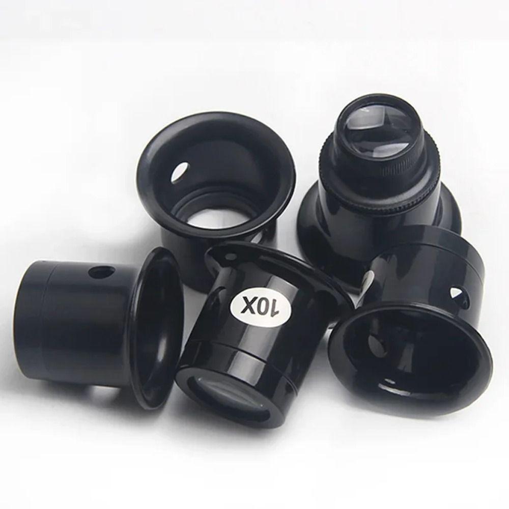 Impact-resistant Eye Loupe Loop Magnifier 5X/10X/15X/20X Magnifying Glass Jewelry