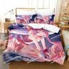 Fashion 3D Print Anime Pink Girls Neneka Bedding Set Single Twin Full Queen King Size Bed Set Adult Kid Bedroom Duvet cover sets