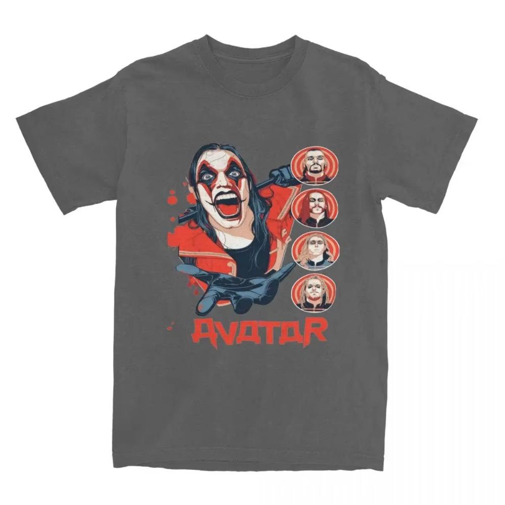 Pánské Dámské Heavy Metalová Kapela Avatar Trička Merch Johannes Eckerstrom Tričko Oblečení Vintage Tričko Novinka