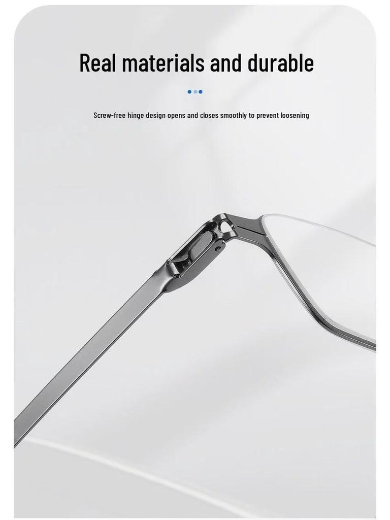 Smart Zoom Folding Anti-Blue Light & Anti-Radiation Reading Glasses