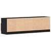 TV Cabinet Black Oak Look 150 x 33.5 x 45 cm