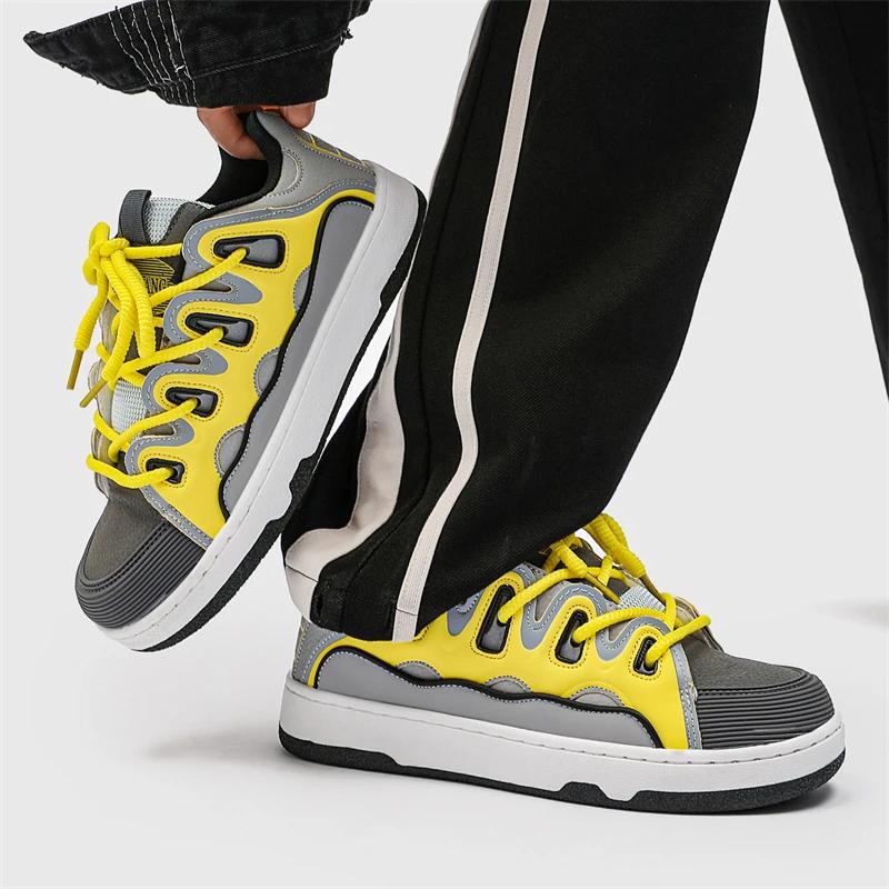 Herrskor Sneakers Herr tenis Lyxskor Herr casual Träningssko Race Andningsbara mode loafers Löparskor för män