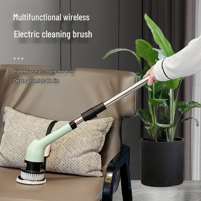 Dual-Use Powerful Handheld Electric Cleaning Brush for Bathroom, Glass, Kitchen, and Toilet