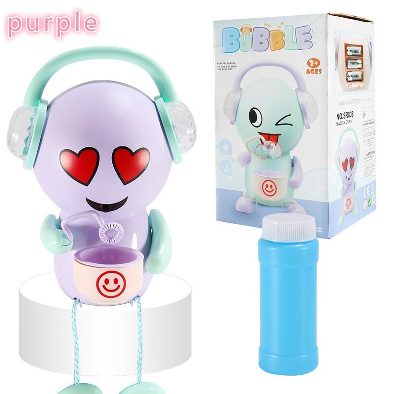 Dětská hračková hra elektrický bublinkový stroj na vyjádření automatický světelný elektrický bublinkový stroj