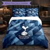 Tottenham Hotspur Vzor 3dílná sada povlečení Měkký mikrovláknový povlak na peřinu s povlaky na polštáře do ložnice